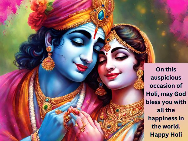 Radha Krishna Holi Image